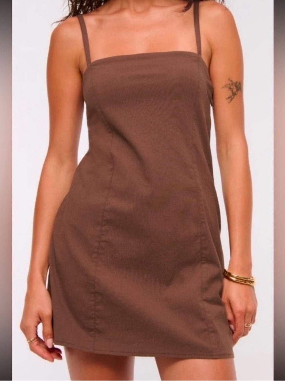 Abercrombie Bra Free Brown Skort Dress XS